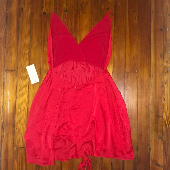 Tobi | Red Skater Dress - Picture 2 of 4